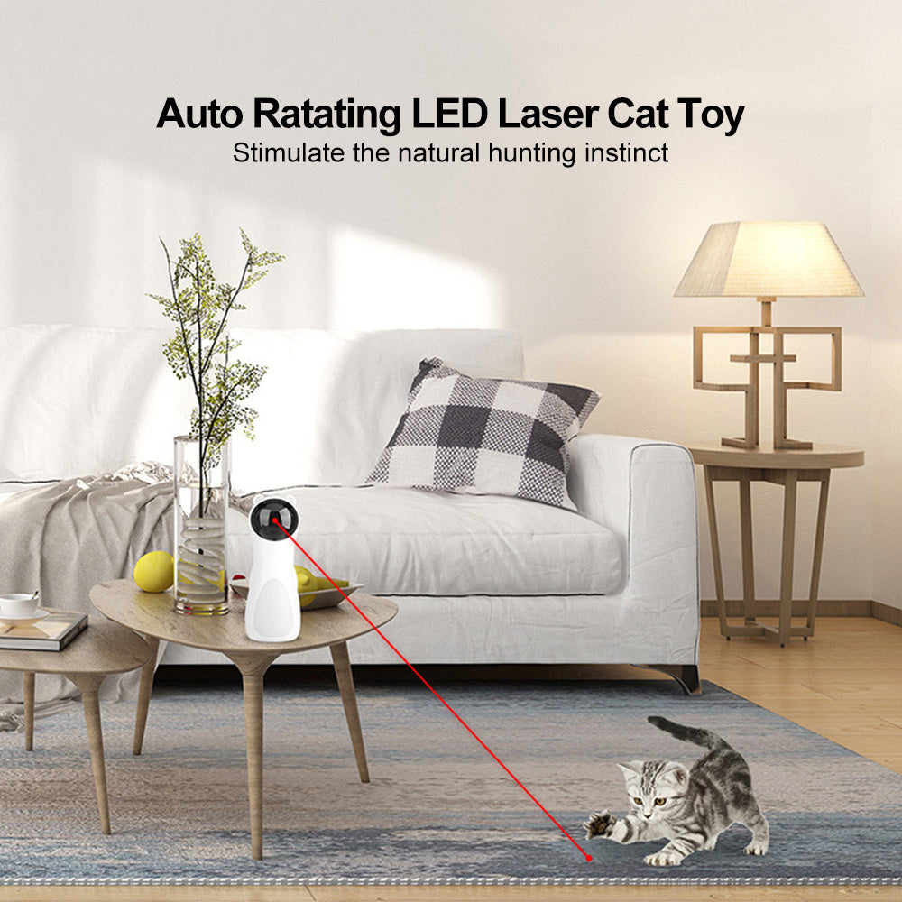 Smart Laser: Automatic Red LED Laser Cat Toy